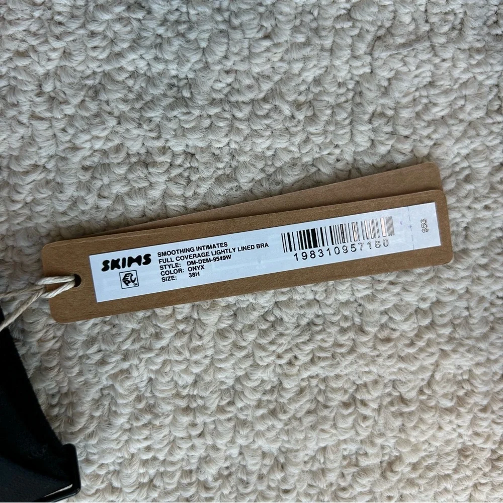 SKIMS Smoothing Intimates Full Coverage Onyx Bra 38H - Picture 7 of 7